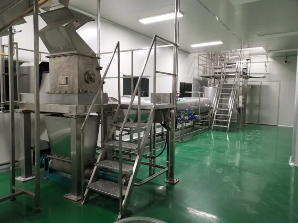 Fruit and vegetable production line